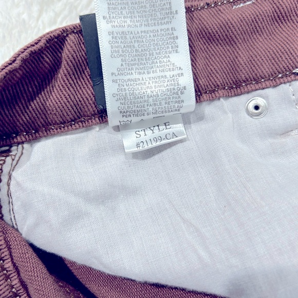 Simple Society color denim baggy high rise jeans. 100% cotton, size 5/27 - Picture 5 of 8